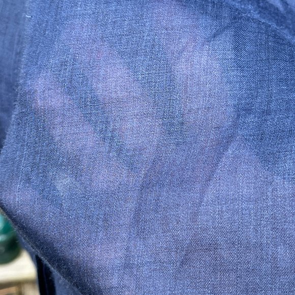 Lafayette 148 New York - 1x Sheer Blue Button Down Shell - Picture 6 of 9